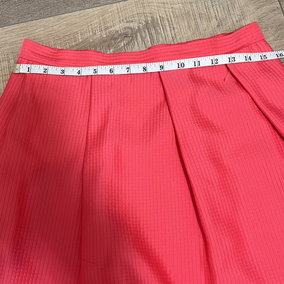Asos Midi Hot Pink Pleated Skirt Size 10 - Picture 9 of 12